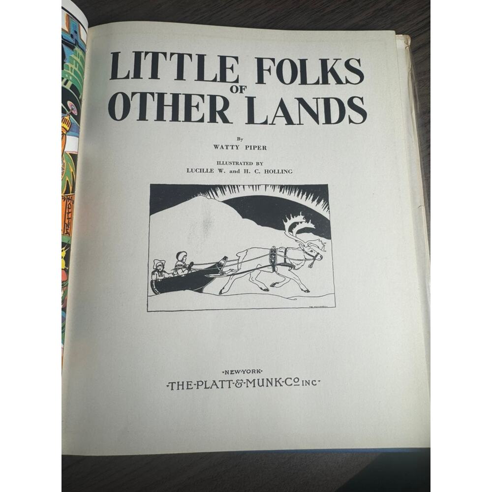 VTG Little‎ Folks of Other Lands by Watty Piper Children’s Book - Picture 3 of 4